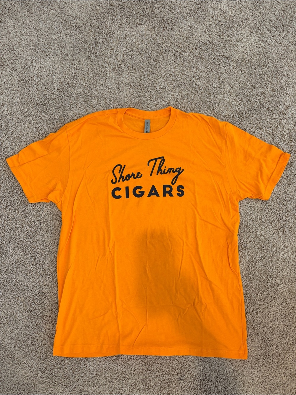 Next Level Apparel Orange Shore Thing Cigars Tee
